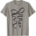 thumbnail image 1 of Black Coquette Bow T Shirt All Size S-5XL, 1 of 4