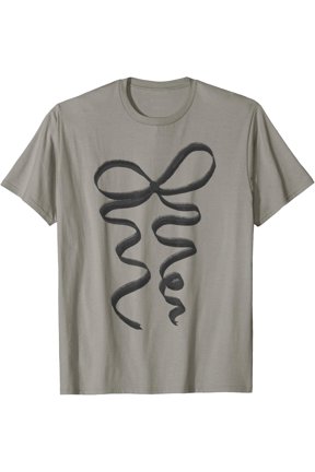 Black Coquette Bow T Shirt All Size S-5XL