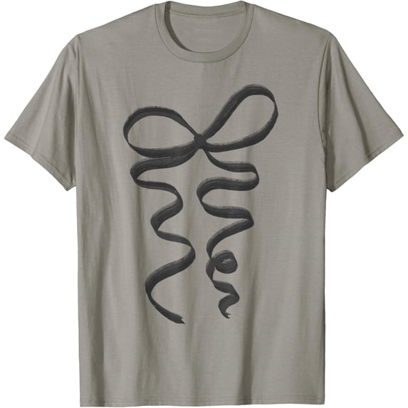 Black Coquette Bow T Shirt All Size S-5XL