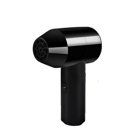 Black Cordless Hair Dryer With Quiet Motor And Fast Drying Technology Lightweight And Portable For On-The-Go Use And Art Applications
