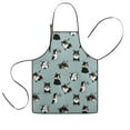 thumbnail image 1 of Black Corgi Kids Aprons for Girls and Boys,Adjustable Neck Strap Toddler Aprons for Kids Cooking Baking, 1 of 7