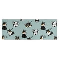 thumbnail image 1 of Black Corgi Kitchen Rug Mat,Kitchen Runner Rugs Non Skid Washable,Decorative Kitchen Floor Mats for Kitchen,Sink,Laundry,17"X47", 1 of 5