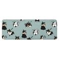 thumbnail image 1 of Black Corgi Kitchen Rug Mat,Kitchen Runner Rugs Non Skid Washable,Decorative Kitchen Floor Mats for Kitchen,Sink,Laundry,17"x47.2", 1 of 7
