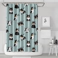 thumbnail image 1 of Black Corgi Shower Curtain 72"x72" ,Bathroom Decorative Shower Curtains Set with 12 Hooks,Modern Waterproof Washable Shower Curtain, 1 of 6