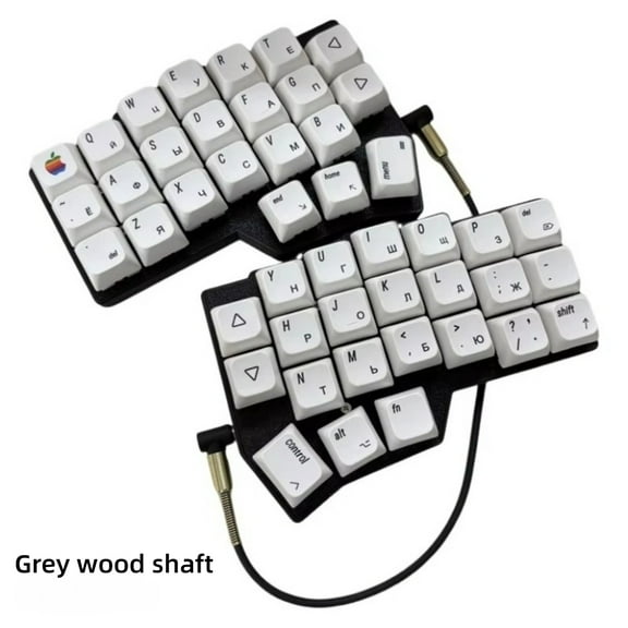 Black Corne V4.1 Split Keyboard Ergonomics Hot-swappable MX Mechanical Keyboard Wired RGB VIAL Custom Left Right Hand Keyboards
