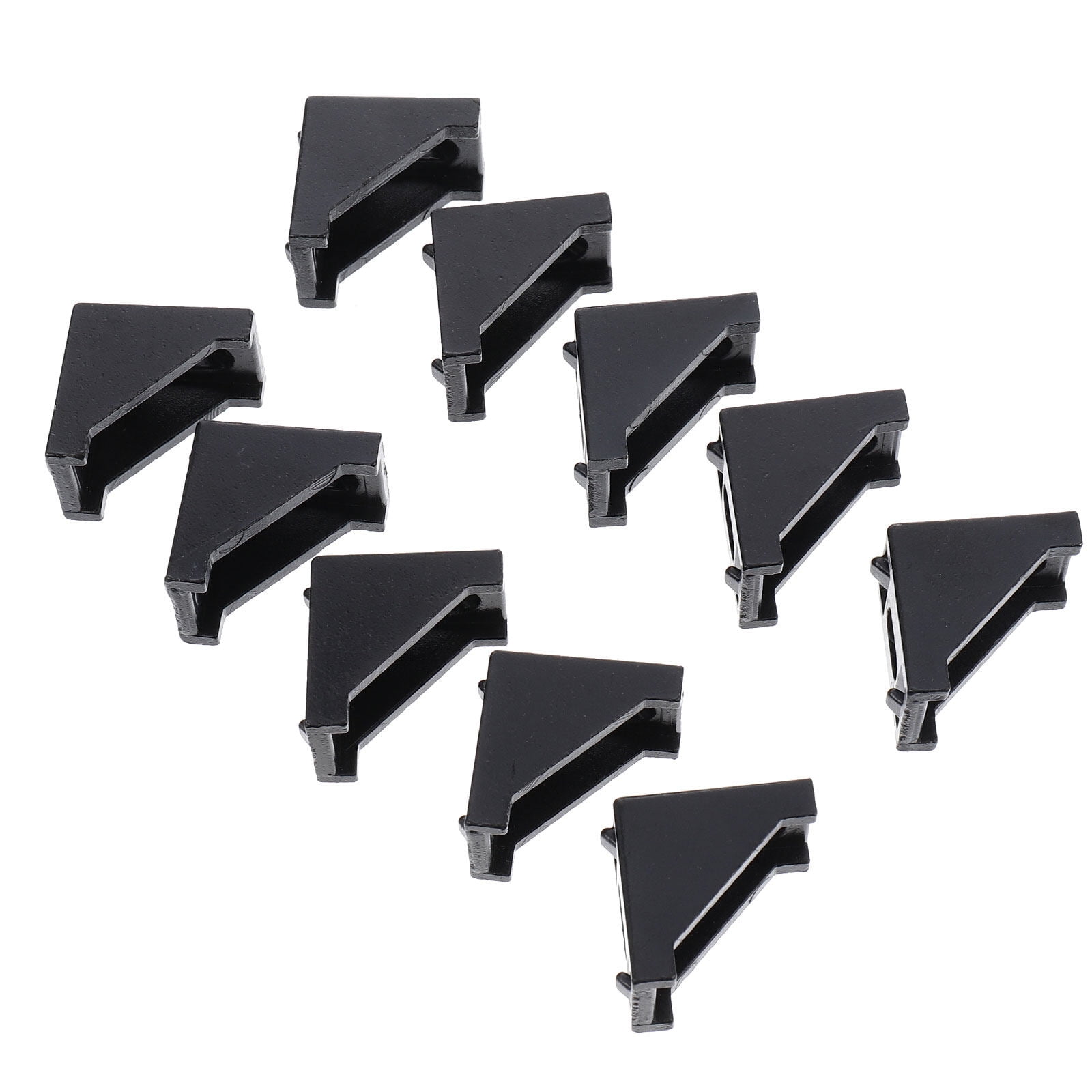 Black Corner Code Aluminum Extrusion Profile Bracket Connector Metal