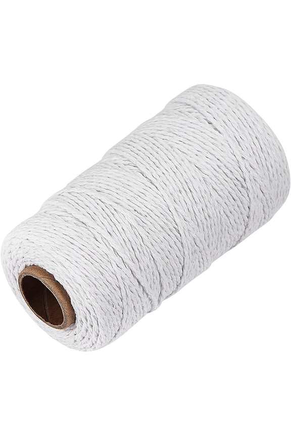 Black Cotton Butchers Twine String - Ohtomber 328 Feet 2MM Twine for Crafts, Bakers Twine, Kitchen Cooking Butcher String for Meat and Roasting, Gift Wrapping Twine