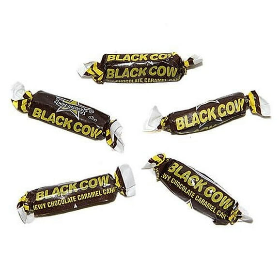 Black Cow Bite Size Chewy Chocolate Caramel Candy - 3 LB Bulk Bag