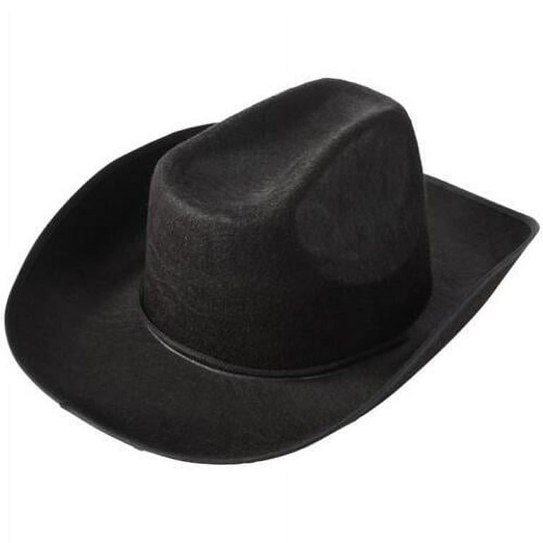 Black cowboy sales hat walmart