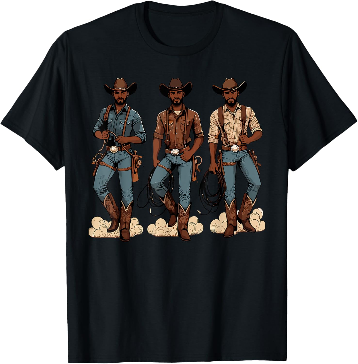 Heritage Cowboy Texas Tee - Cream