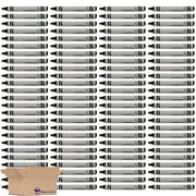 Black Crayon Bulk Value Pack 100 Count