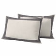 thumbnail image 1 of Black Cream Greek Key Outdoor Waterproof Pillow Covers, Geometric Greece Ancient Rustic Decorative Rectangle Throw Pillowcase Sofa Cushion Sham for Patio/Couch/Chair, 20"x12" 2 Pack, 1 of 8