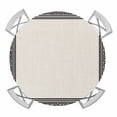thumbnail image 1 of Black Cream Greek Key Round Tablecloth for 45-54 Inch Tables,Fitted Table Cover with Elastic Edge,Geometric Greece Ancient Rustic Waterproof Outdoor Table Cloth Protector for Patio Garden Dinner, 1 of 9