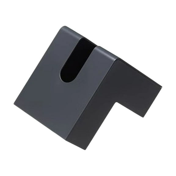Black Creative Tissue Box For Living Room High End Luxury Desktop Paper Holder Plastic Organizer Home Office Decor Modern Design 19.5 X 11.5 X 13 Cm 170 G
