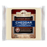 Black Creek® Artisan Series Cheddar Cheese with Gruyere Notes, 7 oz Square