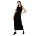 thumbnail image 1 of Black - Crew neck - Unlined - Modest Dress - Refka, 1 of 5