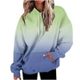 thumbnail image 1 of SHE IS Black Crewneck Sweatshirt Women Cropped Oversized Hoodies for Women Zip up Pullover Hoodie Graphic Womens Long Sleeve Tops Casual Knits My Orders Placed, 1 of 4