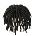 thumbnail image 1 of Black Crochet Braided Hair Hop Men's African Hair Fiber Curly Wig for Exaggerated Short Style for Cool, 1 of 9