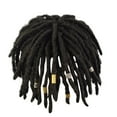 thumbnail image 1 of Hop Men's Black Crochet Braided Hair Fiber Curly Wig African Style Exaggerated Short Hair Piece Set for Cool Acting, 1 of 9
