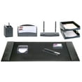 thumbnail image 1 of Black Crocodile Embossed Leather 10-Piece Desk Set, 1 of 4
