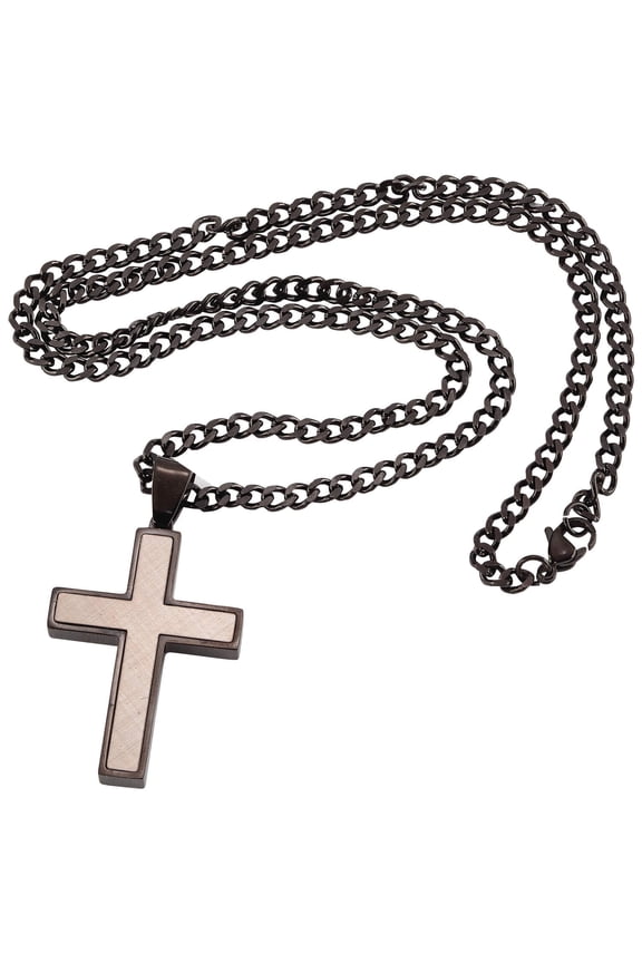 Black Cross Necklace