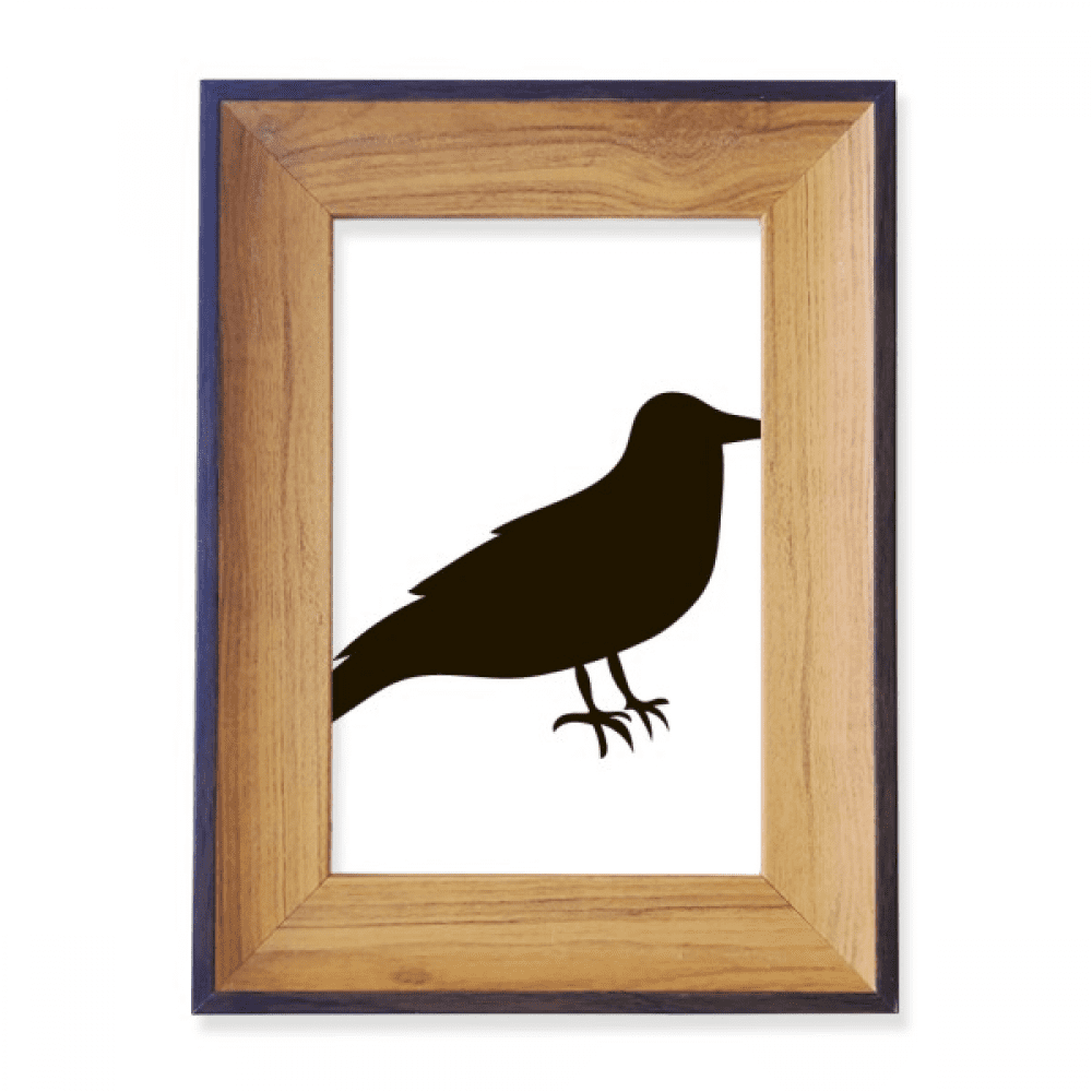 Crow Frame Black Crow Cute Animal Portrayal Photo Frame Exhibition Display Art ...