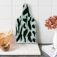 thumbnail image 1 of Black Crow Cutting Board, Design Illustration with Bird and Feather Silhouettes, Decorative Tempered Glass Cutting and Serving Board, in 3 Sizes, by Ambesonne, 1 of 2