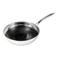thumbnail image 1 of Black Cube Quick Release Chef’s Pan Stainless Steel Induction Frying Pan 9.5 Inch 2.5 Quart, 1 of 9
