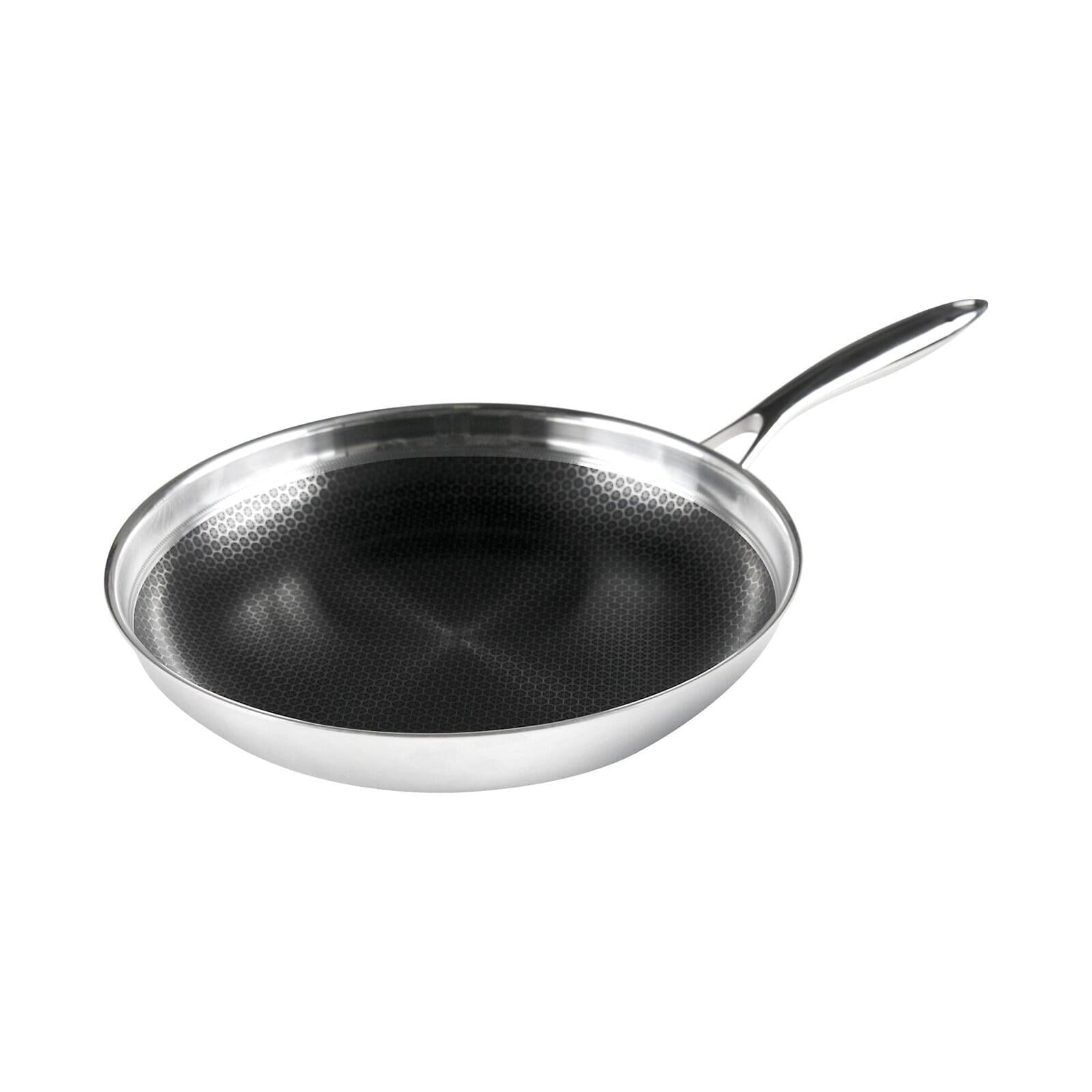 Chef's Supreme FP9CBN-BLK 9 in. Black Carbon Steel Fry Pan 