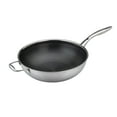 thumbnail image 1 of Black Cube Quick Release Stainless Steel 12.5" Wok, Oven-Safe Cookware, 1 of 5