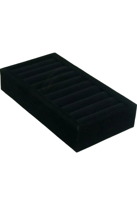 Black Cuff Bangle Bracelet Watch Insert Display Tray