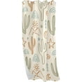 thumbnail image 1 of Black Out Curtain Doorway Curtains for Window Treatments, 84" Blackout Blinds Bay Window Curtains, 1 Panel Cortina Grommet Window Curtains Privacy Protect Room Darkening Curtain, 1 of 7