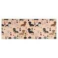 thumbnail image 1 of Black Cute Dachshund Dog and Wine Kitchen Rug Mat,Kitchen Runner Rugs Non Skid Washable,Decorative Kitchen Floor Mats for Kitchen,Sink,Laundry,17"X47", 1 of 5