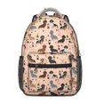 thumbnail image 1 of Black Cute Dachshund Dog and Wine Backpack for School,Cute School Bag,Schoolbag with Adjustable Shoulder Straps & Padded Back,15.3"x11"x6.7", 1 of 5