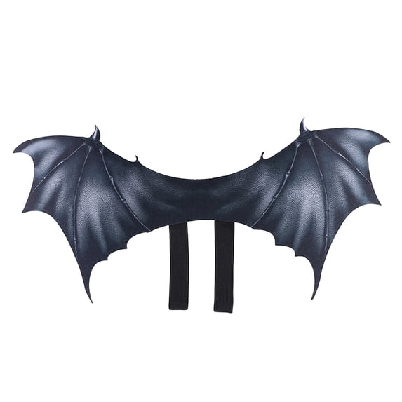 Black Cute Halloween Pet Bat Costume, Easy‑Wear Adjustable Cosplay Outfit for Dogs and Cats, Size S