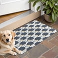 thumbnail image 1 of Black Cute Hedgehog Pattern Door Rugs,Washable Non Slip Door Mats Indoor,Decorative Door Mats,Entry Mat Indoor for Entrance,Bedroom,Kitchen,Bathroom,16"x24", 1 of 6