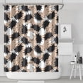 thumbnail image 1 of Black Cute Hedgehog Pattern Shower Curtain 84"x72" ,Bathroom Decorative Shower Curtains Set with 12 Hooks,Modern Waterproof Washable Shower Curtain, 1 of 6