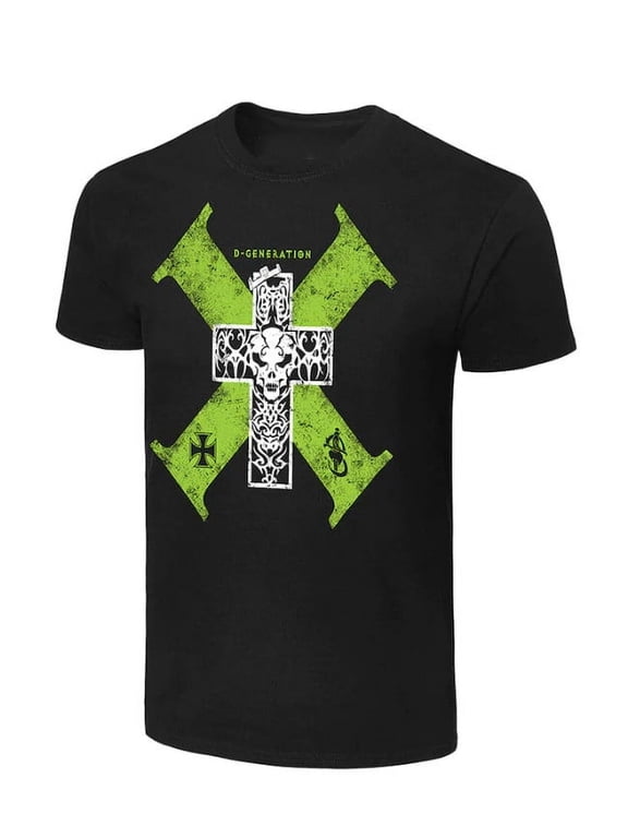 Black D-Generation X Retro Cross T-Shirt