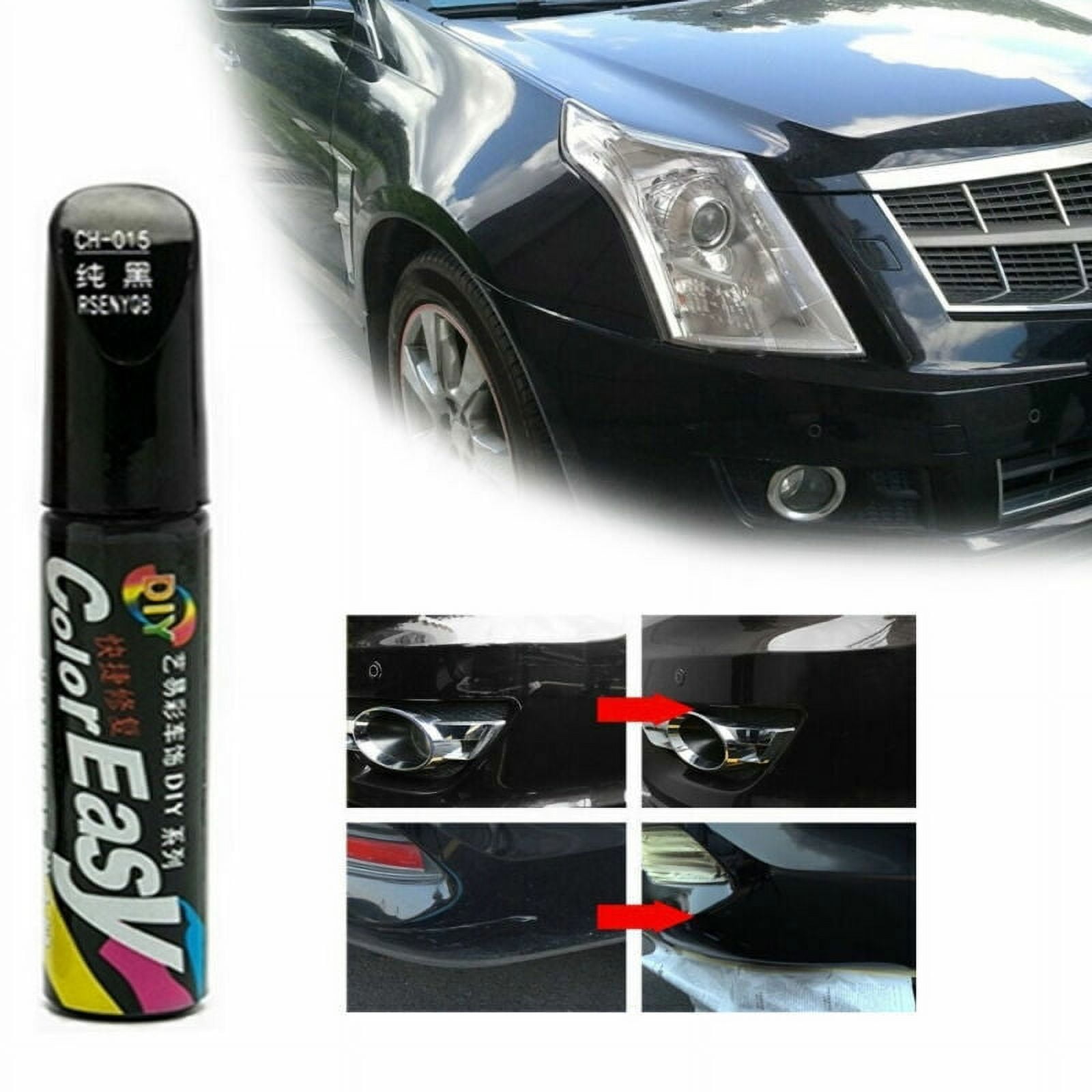 Black DIY Auto Paint Repair Pen Brush Car Clear Scratch Remover Touch