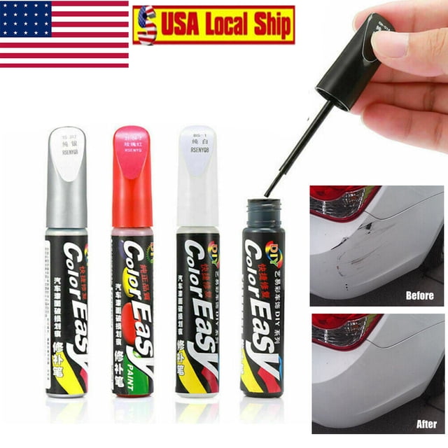 Black DIY Automotive Correction Marker: Auto Paint Repair Pen Brush ...
