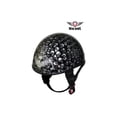 thumbnail image 1 of Black DOT Approved Low Profile Motorcycle Helmet & Skull Graphics - Medium, 1 of 1
