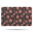 thumbnail image 1 of Black Daisy Flower Floral Pattern Bathroom Rugs Mat,Non Slip Microfiber Bathroom Rug,Rubber Backing,Soft Bathroom Mats for Bathroom Floor,Tub and Shower,20x32in(50x80cm), 1 of 5