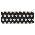 thumbnail image 1 of Black Daisy Flower White Blooms Pattern Kitchen Rug Mat,Kitchen Runner Rugs Non Skid Washable,Decorative Kitchen Floor Mats for Kitchen,Sink,Laundry,17"x47.2", 1 of 7
