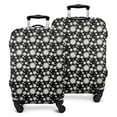 thumbnail image 1 of Black Daisy Flower White Blooms Pattern Luggage Cover Fashion Suitcase Cover Baggage Covers Fit 25-28 Inch Luggage (Go Travel), 1 of 5