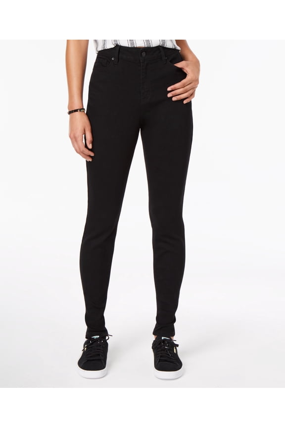 Juniors Selina High Rise Skinny Jeans Black 0/24