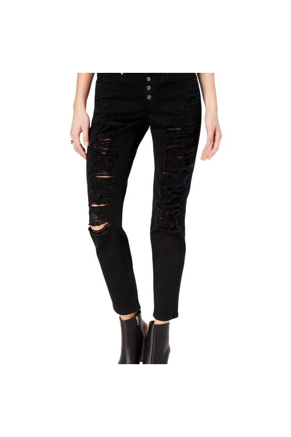 Womens Jamie Skinny Fit Jeans, Black, 26