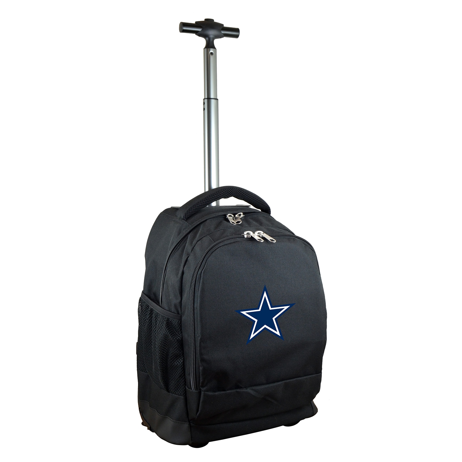 Black Dallas Cowboys 19'' Premium Wheeled Backpack - image 1 of 7