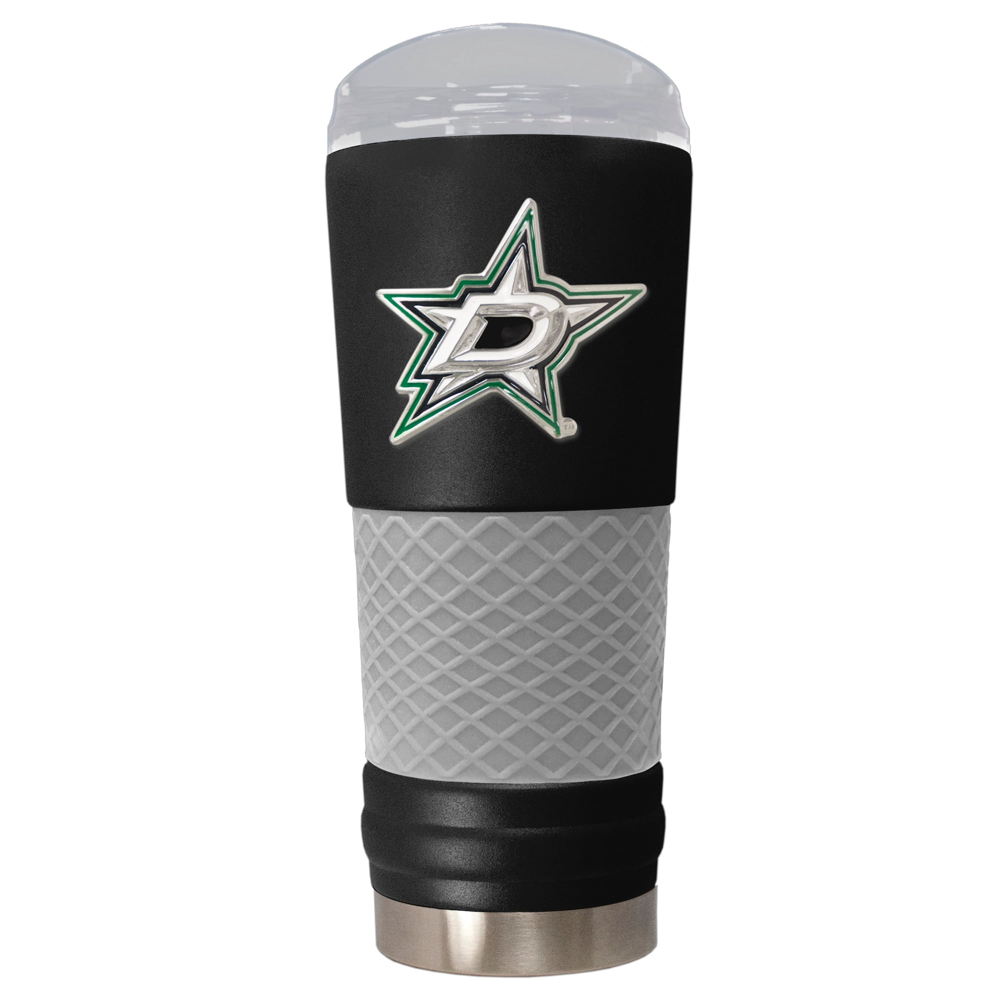 Black Dallas Stars 24oz. Powder Coated Draft Travel Mug