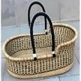 thumbnail image 1 of Black Dashes Vertical Moses Basket, 1 of 1