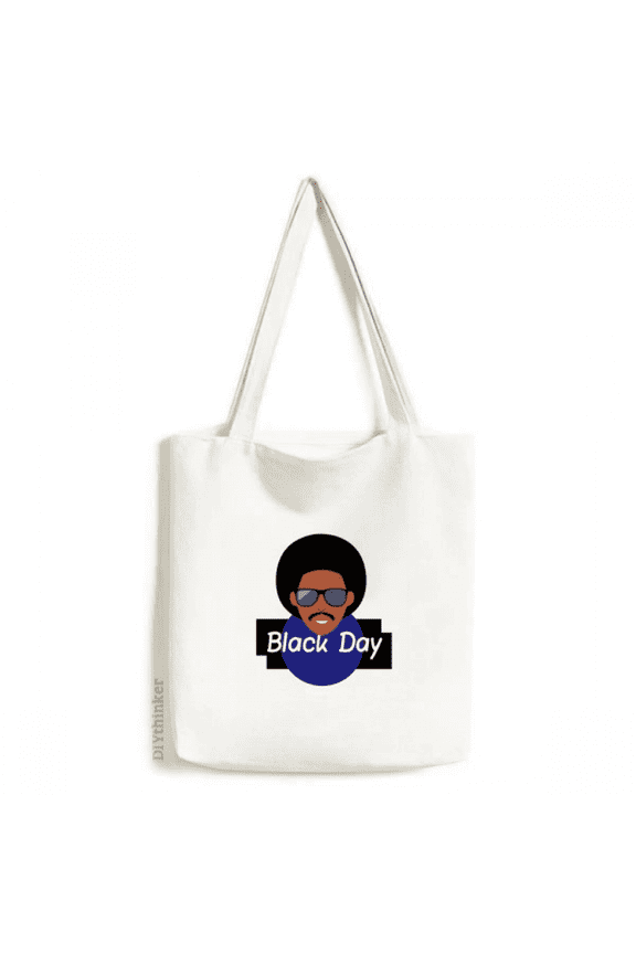 Black Day Freedom Equal Rights Tote Canvas Bag Shopping Satchel Casual Handbag
